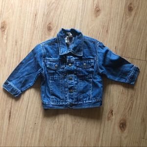 Toddler jean jacket vintage denim